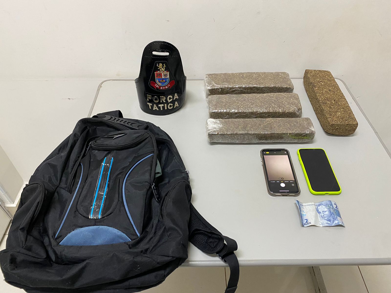Maconha apreendida